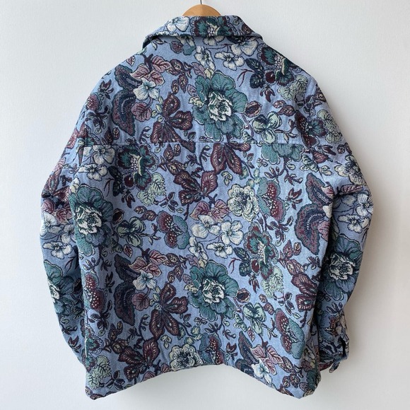 Zara : Floral Jacquard Men’s Jacket : Sz L - Picture 8 of 16